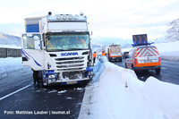 Unfallstelle auf der A9 Unfallstelle auf der A9