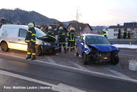 Unfallstelle in Gmunden Unfallstelle in Gmunden