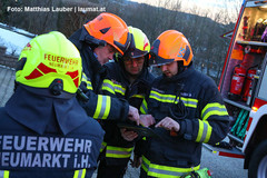 Feuerwehr am Einsatzort Feuerwehr am Einsatzort