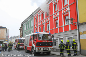 Feuerwehr am Brandort Feuerwehr am Brandort