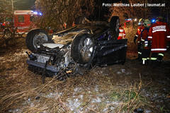Einsatzkräfte am Unfallfahrzeug Einsatzkräfte am Unfallfahrzeug
