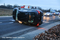 Unfallstelle in Wels Unfallstelle in Wels
