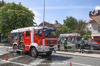Feuerwehr am Einsatzort Feuerwehr am Einsatzort