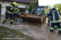 Aufräumarbeiten nach Starkregen Aufräumarbeiten nach Starkregen