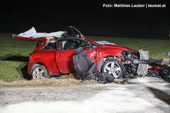 Unfallstelle in Aurach am Hongar Unfallstelle in Aurach am Hongar