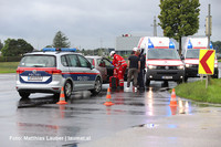Unfallstelle in Marchtrenk Unfallstelle in Marchtrenk