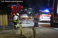 Unfallstelle in Sattledt Unfallstelle in Sattledt