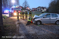 Unfallstelle in Rottenbach Unfallstelle in Rottenbach