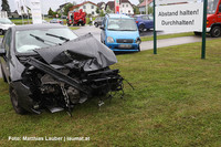 Unfallstelle in Sattledt Unfallstelle in Sattledt