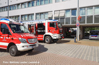 Feuerwehr am Einsatzort Feuerwehr am Einsatzort