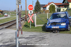 Unfallstelle in Peuerbach Unfallstelle in Peuerbach