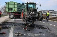 Unfallstelle in Neuhofen an der Krems Unfallstelle in Neuhofen an der Krems