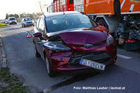 eines der beschädigten Unfallfahrzeuge eines der beschädigten Unfallfahrzeuge