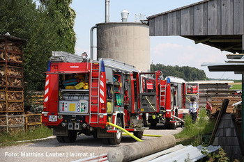 Feuerwehren am Brandort Feuerwehren am Brandort