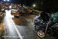 Unfallstelle in Hörsching Unfallstelle in Hörsching