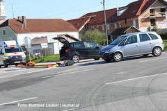 Unfallstelle in Rottenbach Unfallstelle in Rottenbach