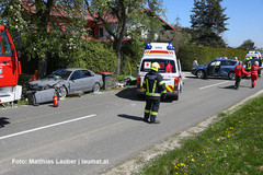 Unfallstelle in Vorchdorf Unfallstelle in Vorchdorf