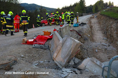 Unfallstelle in Scharnstein Unfallstelle in Scharnstein