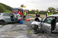 Unfallstelle auf der Innviertler Straße Unfallstelle auf der Innviertler Straße