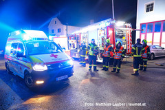 Feuerwehr am Einsatzort Feuerwehr am Einsatzort
