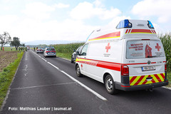 Unfallstelle auf der L 1263 Unfallstelle auf der L 1263
