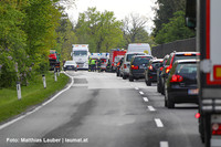 Unfallstelle in Gunskirchen Unfallstelle in Gunskirchen