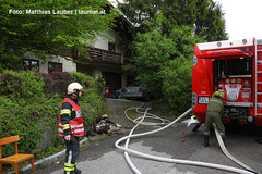 Feuerwehr am Einsatzort Feuerwehr am Einsatzort