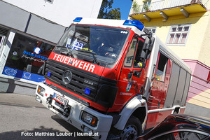 Feuerwehr am Einsatzort Feuerwehr am Einsatzort