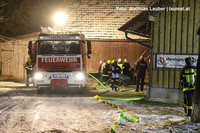 Feuerwehr am Brandort Feuerwehr am Brandort