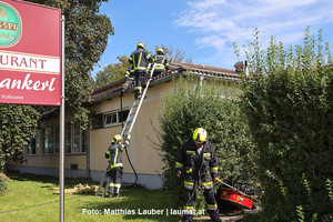 Feuerwehr am Einsatzort Feuerwehr am Einsatzort