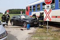 PKW-Bergung an der Unfallstelle PKW-Bergung an der Unfallstelle