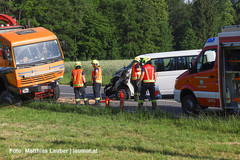 Unfallstelle in Vorchdorf Unfallstelle in Vorchdorf