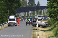 Unfallstelle in Wels Unfallstelle in Wels