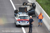 Unfallstelle auf der A9 Unfallstelle auf der A9