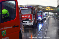 Feuerwehreinsatz in der Plus-City Feuerwehreinsatz in der Plus-City