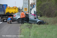 Bergung des Unfallfahrzeugs Bergung des Unfallfahrzeugs