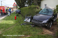 Unfallstelle in Oftering Unfallstelle in Oftering