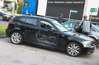 eines der beschädigten Unfallfahrzeuge eines der beschädigten Unfallfahrzeuge