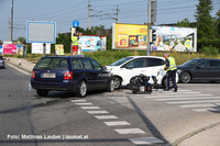 Unfallstelle in Wels Unfallstelle in Wels