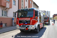 Feuerwehr am Einsatzort Feuerwehr am Einsatzort