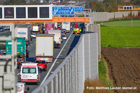 Megastau nach Verkehrsunfall Megastau nach Verkehrsunfall
