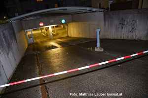 die gesperrte Tiefgarage die gesperrte Tiefgarage