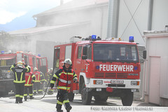 Löscharbeiten am Brandort Löscharbeiten am Brandort