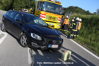 Unfallstelle in Krenglbach Unfallstelle in Krenglbach