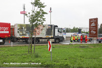 Unfallstelle auf der A1 bei Ansfelden Unfallstelle auf der A1 bei Ansfelden
