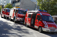 Feuerwehr am Einsatzort Feuerwehr am Einsatzort