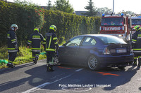 Einsatzkräfte an der Unfallstelle Einsatzkräfte an der Unfallstelle