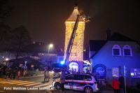 Rauchentwicklung am Welser Ledererturm Rauchentwicklung am Welser Ledererturm
