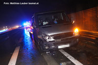 Unfallstelle auf der Innkreisautobahn Unfallstelle auf der Innkreisautobahn
