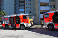 Feuerwehr am Einsatzort Feuerwehr am Einsatzort